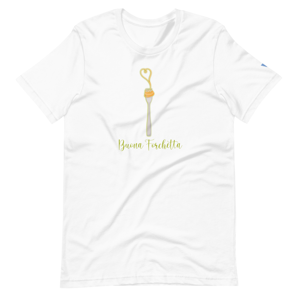 Buona Forchetta Short-Sleeve Unisex T-Shirt from Vluxe by Lucky Nahum