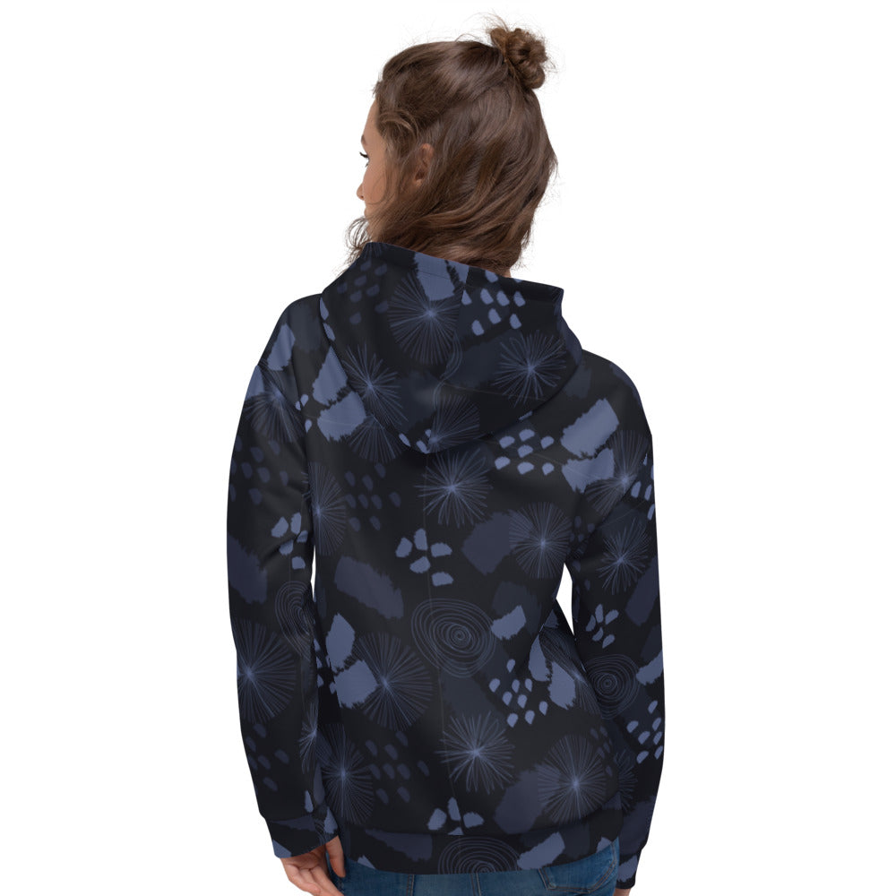 Lucky Camo Blues Unisex Hoodie from Vluxe by Lucky Nahum