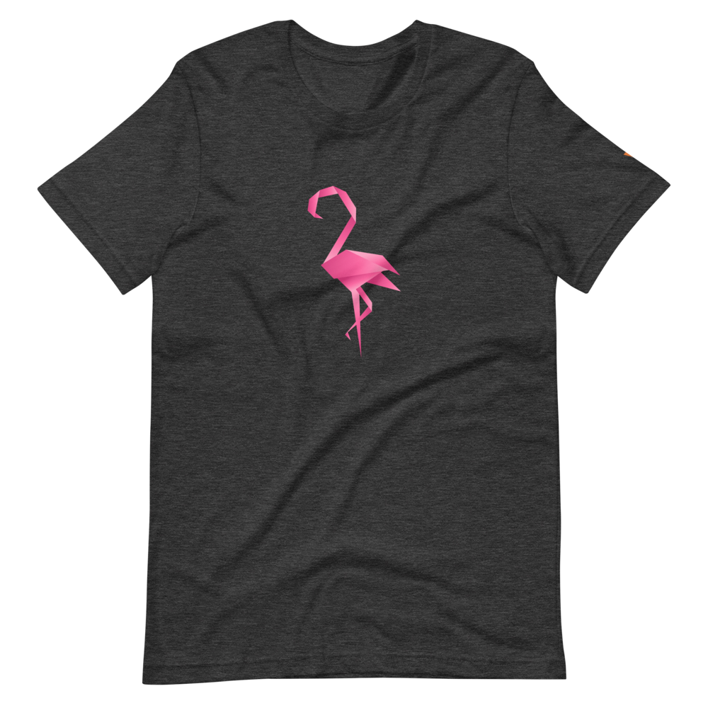 Flamingo Short-Sleeve Unisex T-Shirt from Vluxe by Lucky Nahum