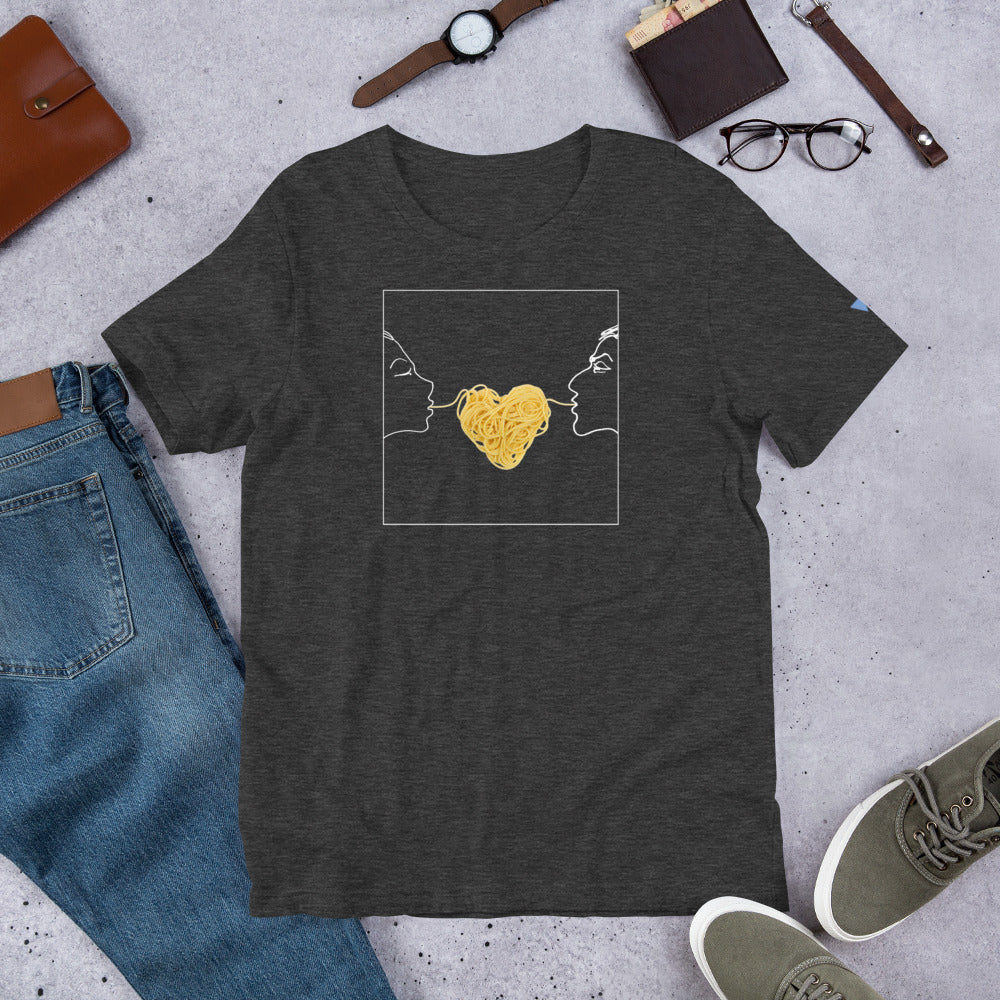 Pasta Love Short-Sleeve Unisex T-Shirt from Vluxe by Lucky Nahum