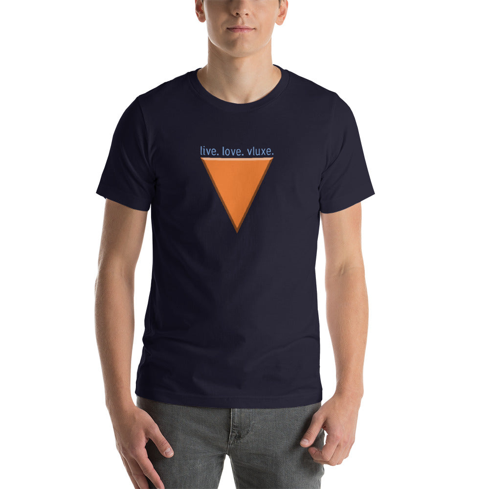 live.love.vluxe Short-Sleeve Unisex Crew Neck Tee
