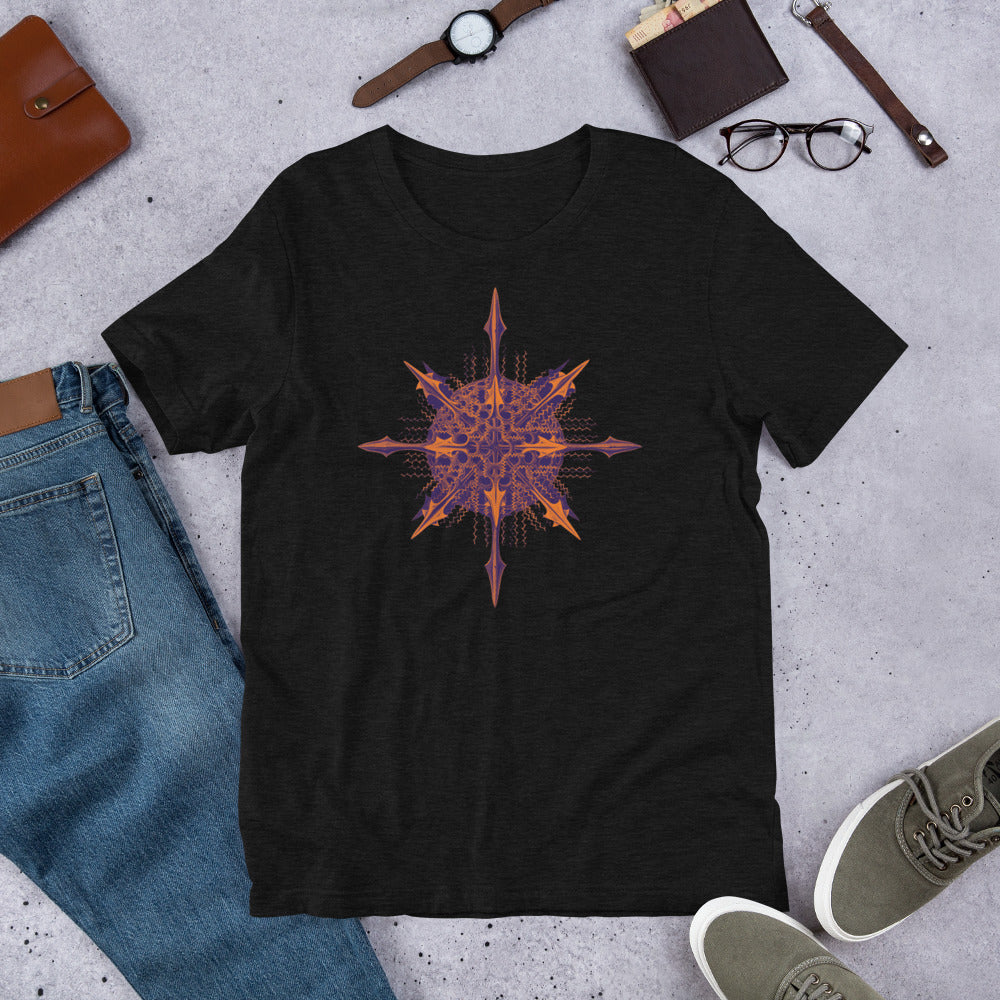 Prague Sunset Short-Sleeve Unisex Tee Crew Neck