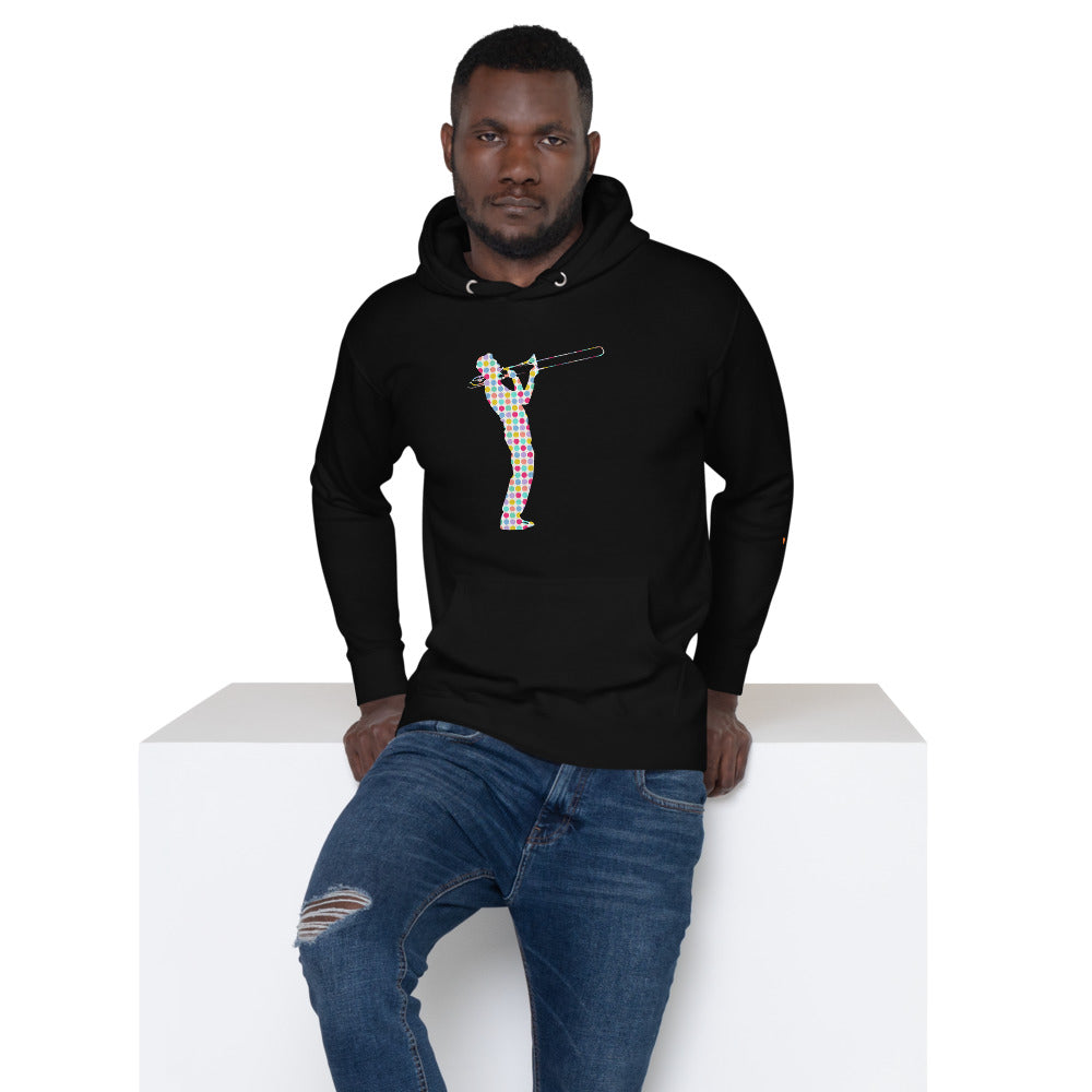 Trombone Unisex Hoodie | Always Get Lucky