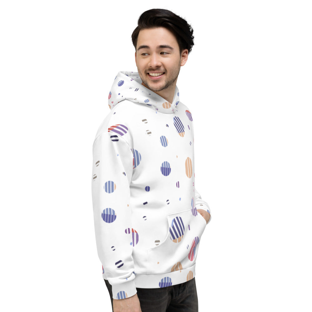 Striped Planets Unisex Hoodie
