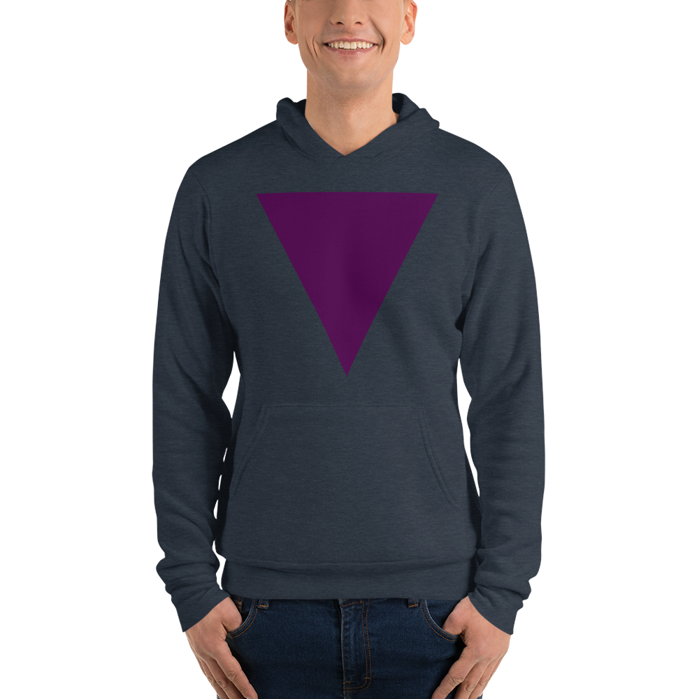 V Hoodie VLK971-Grape Unisex | Always Get Lucky