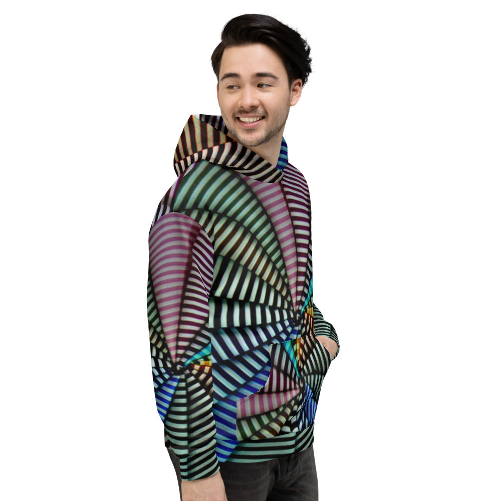 Werked Pinwheel Unisex Hoodie | Always Get Lucky