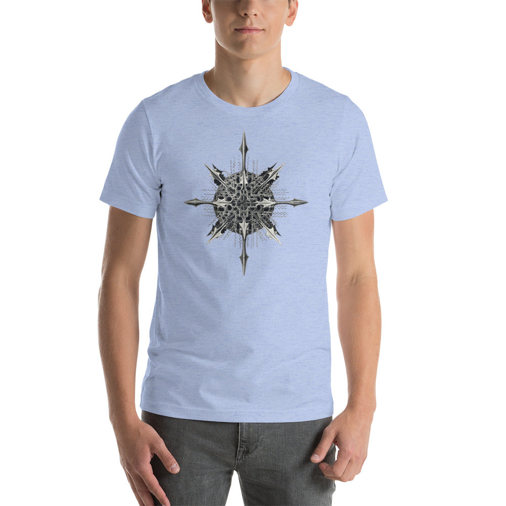 Prague Short-Sleeve Unisex Tee Crew Neck