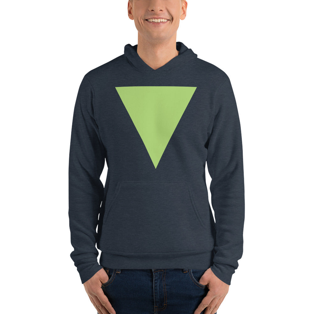 V Hoodie VLK971-Lime Unisex | Always Get Lucky