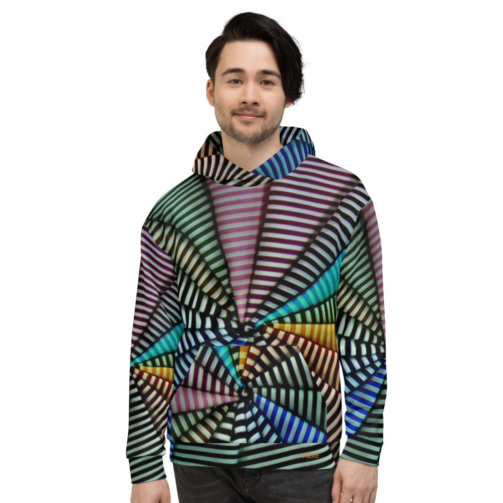 Werked Pinwheel Unisex Hoodie | Always Get Lucky