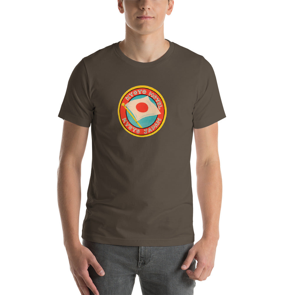 Kyoto Hotel Short-Sleeve Unisex Tee Crew Neck