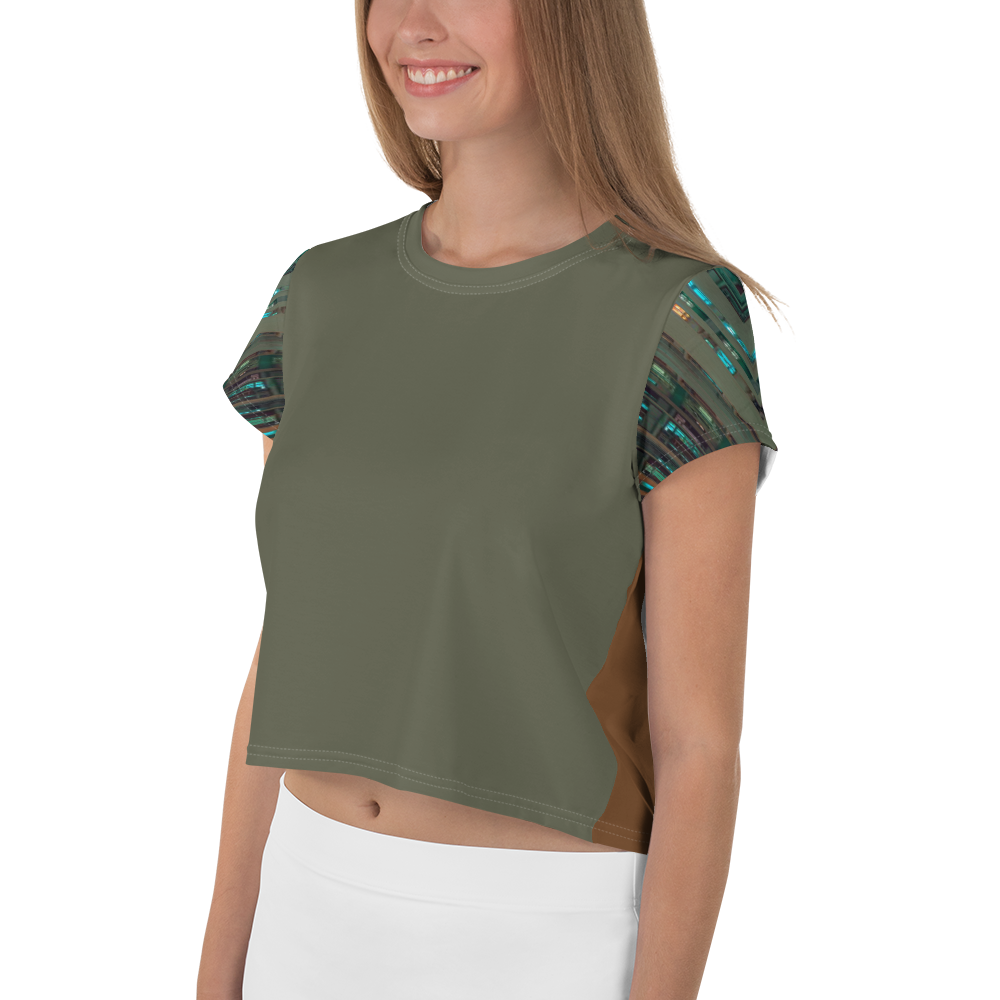 Houston VLK951T Print Crop Tee