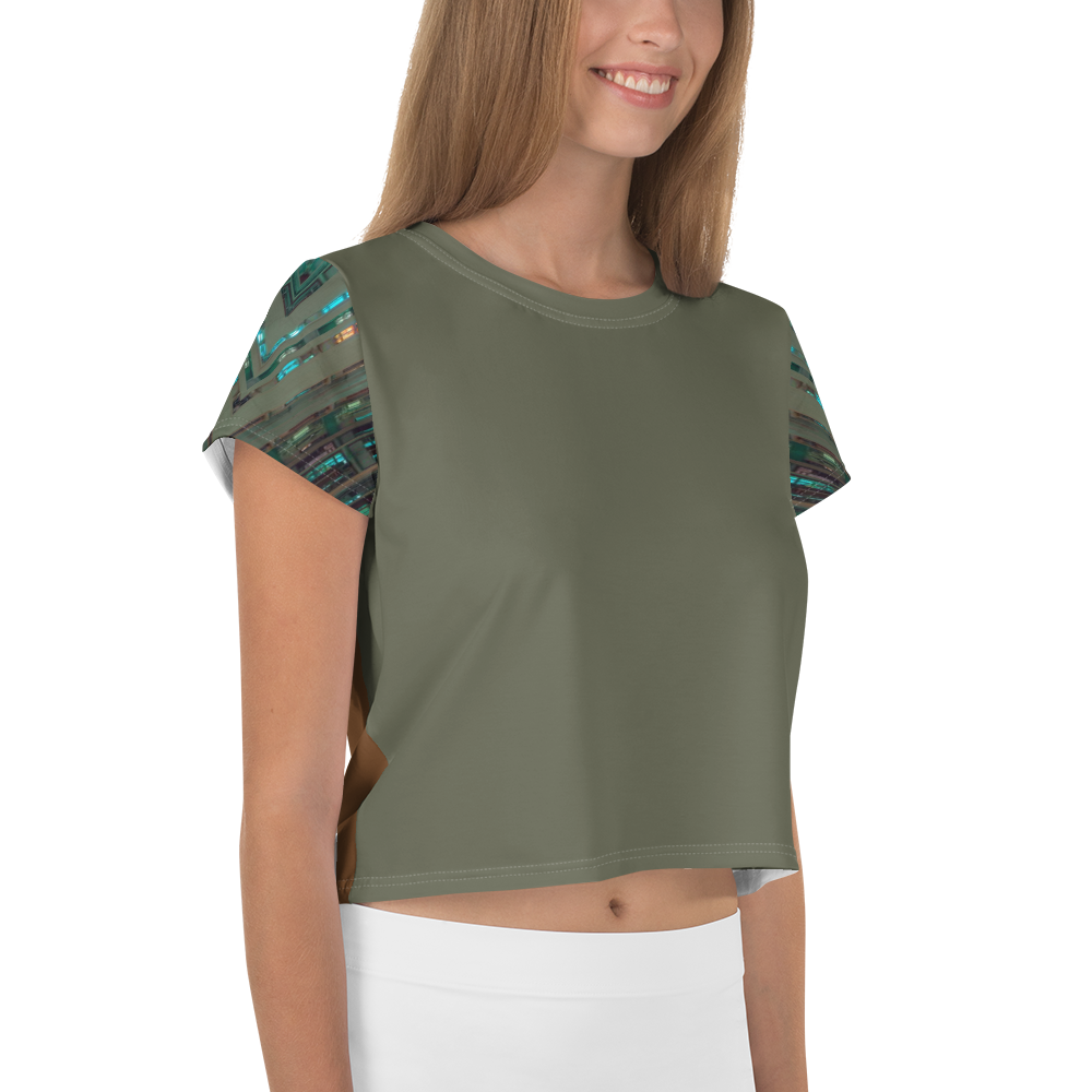 Houston VLK951T Print Crop Tee