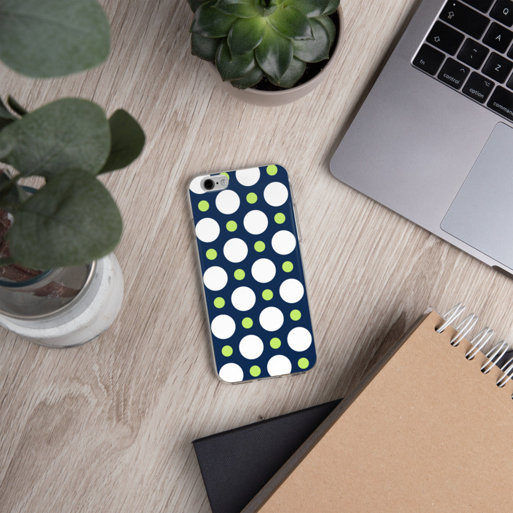 DaDOT .003 iPhone Case Navy/Lime