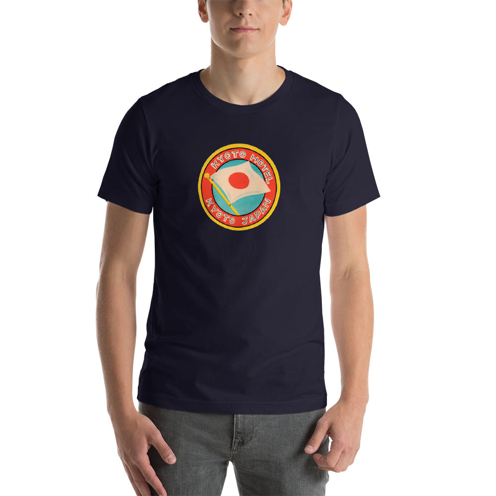 Kyoto Hotel Short-Sleeve Unisex Tee Crew Neck