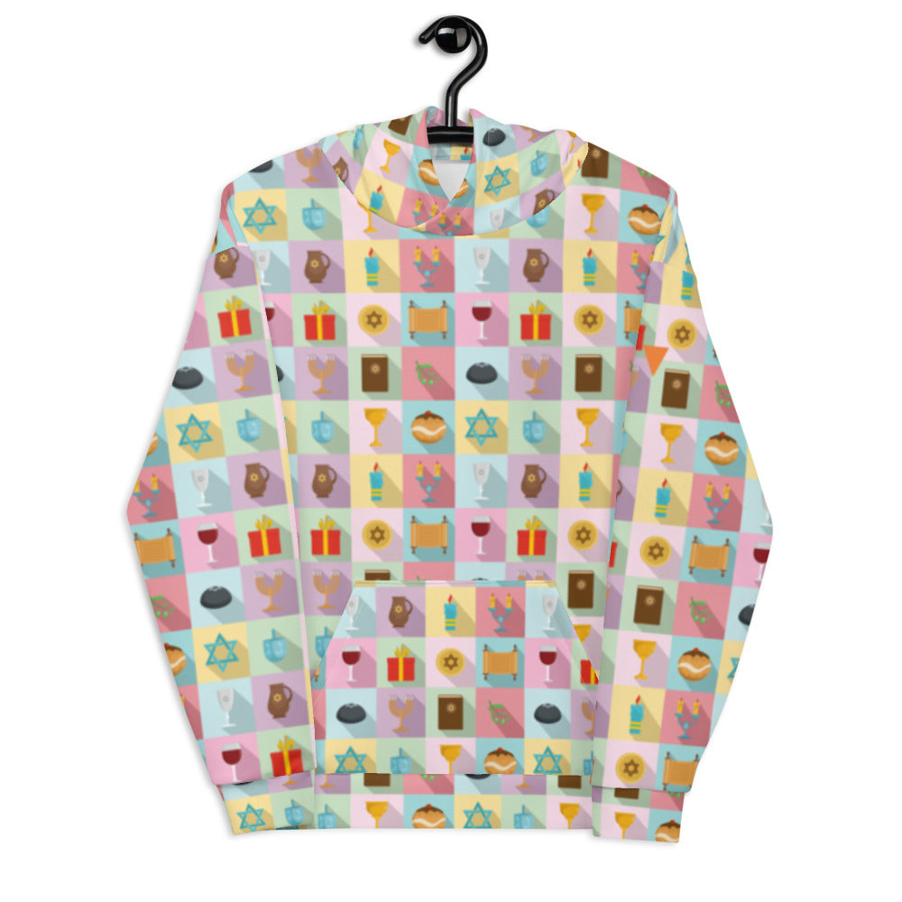 Hanukkah Unisex Hoodie from Vluxe by Lucky Nahum