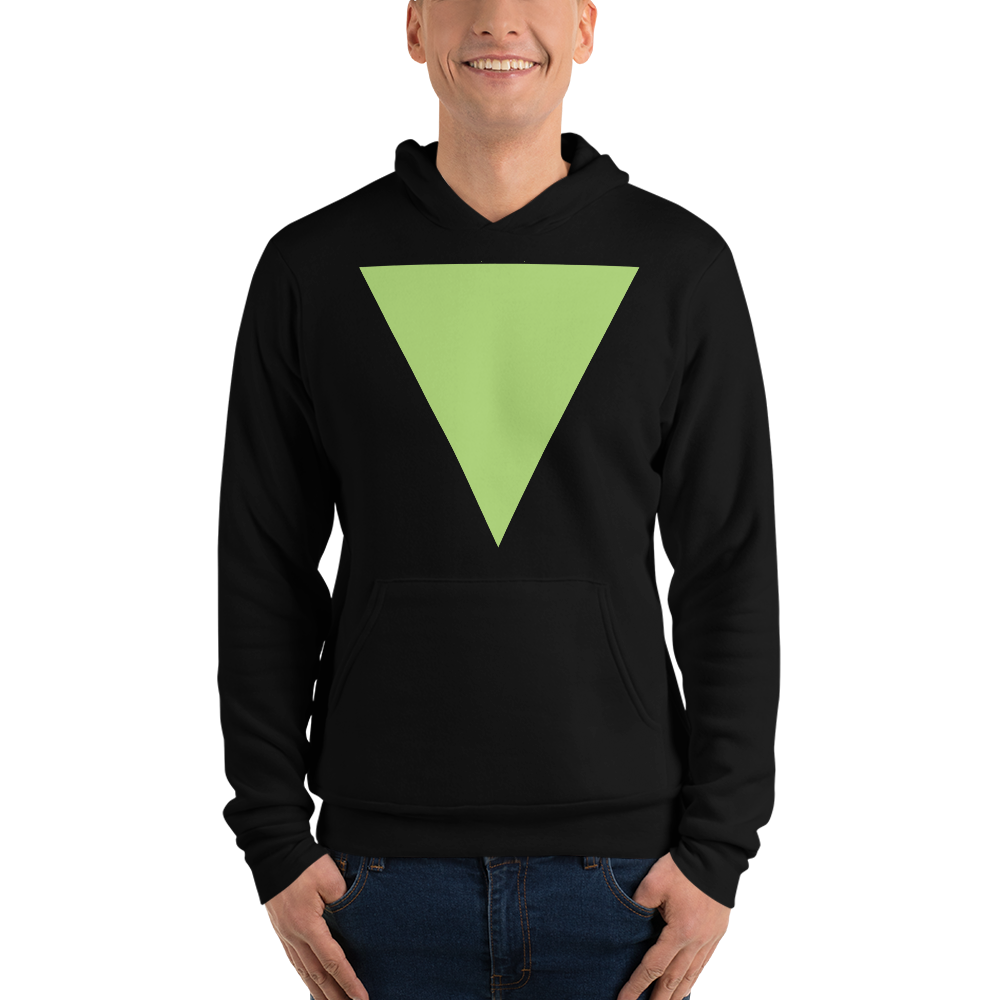V Hoodie VLK971-Lime Unisex | Always Get Lucky