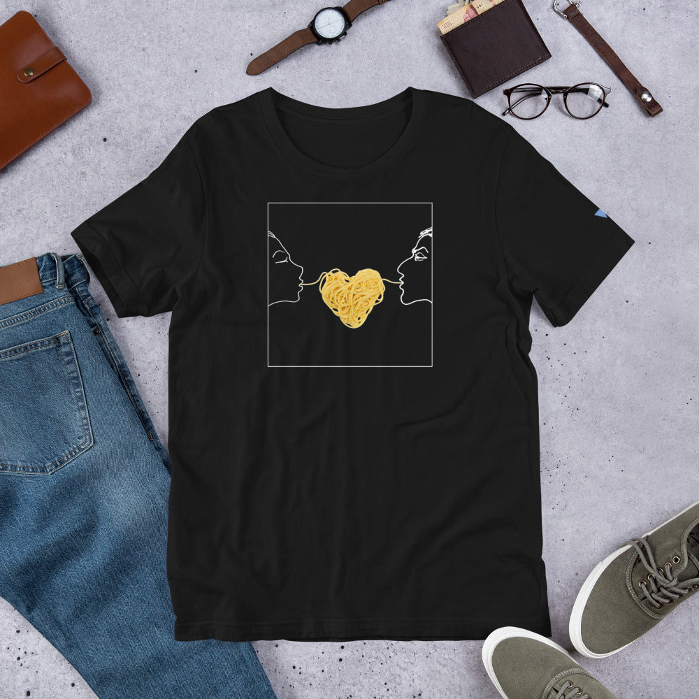 Pasta Love Short-Sleeve Unisex T-Shirt from Vluxe by Lucky Nahum