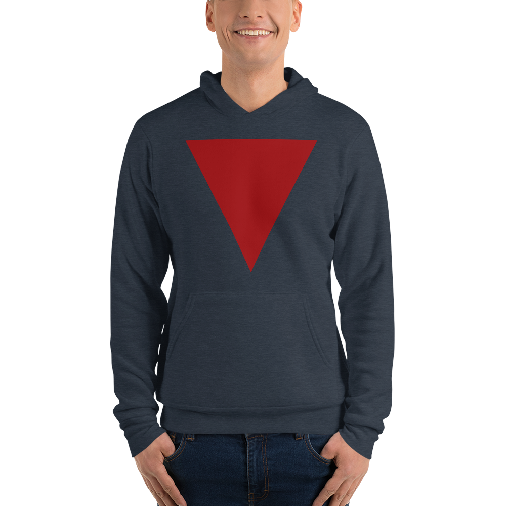 V Hoodie VLK971-Ruby Unisex | Always Get Lucky