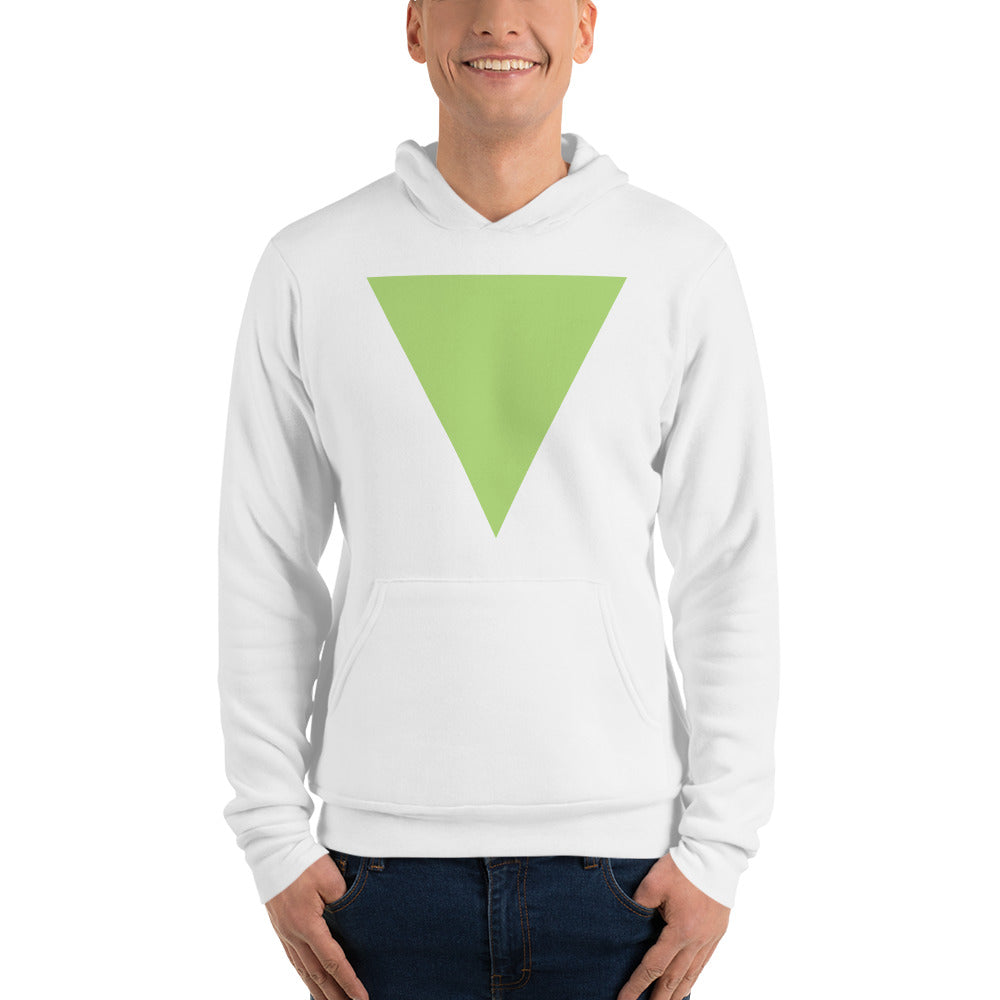 V Hoodie VLK971-Lime Unisex | Always Get Lucky