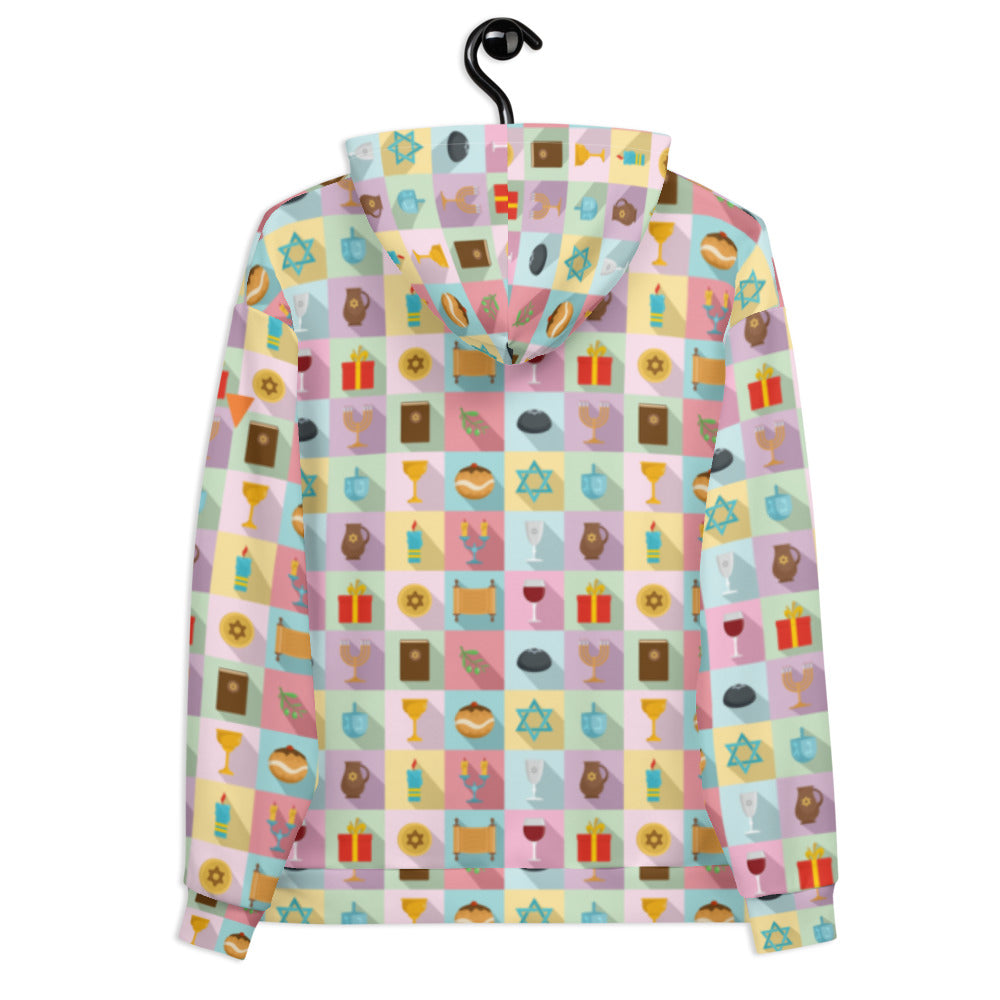 Hanukkah Unisex Hoodie from Vluxe by Lucky Nahum