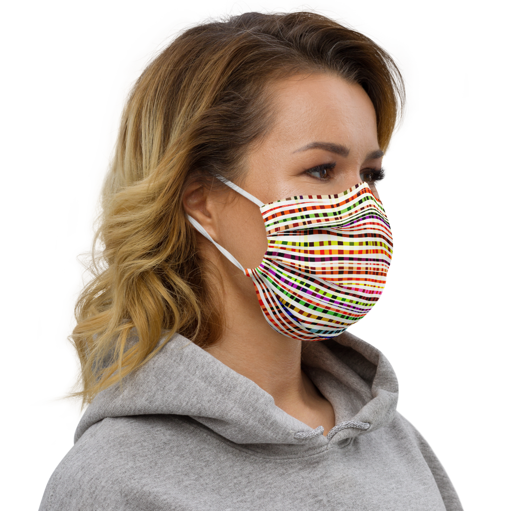 Vluxed & Checked Face Mask from Vluxe by Lucky Nahum