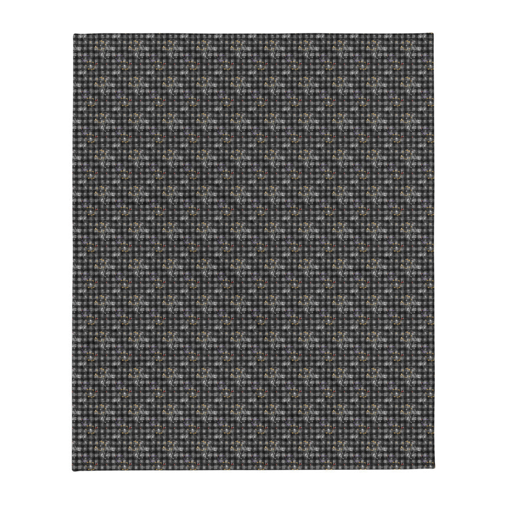 Floral Garden Throw Blanket