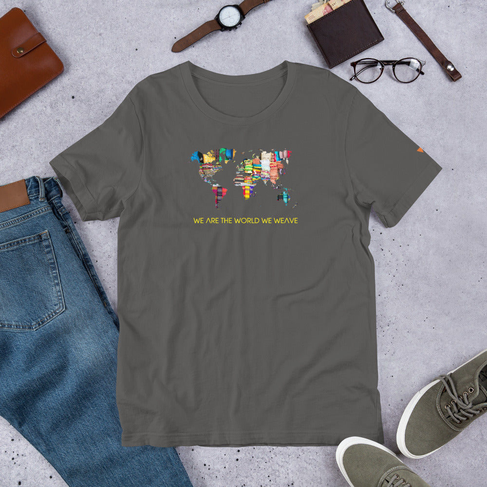 We Are The World We Weave Short-Sleeve Unisex T-Shirt from Vluxe by Lucky Nahum