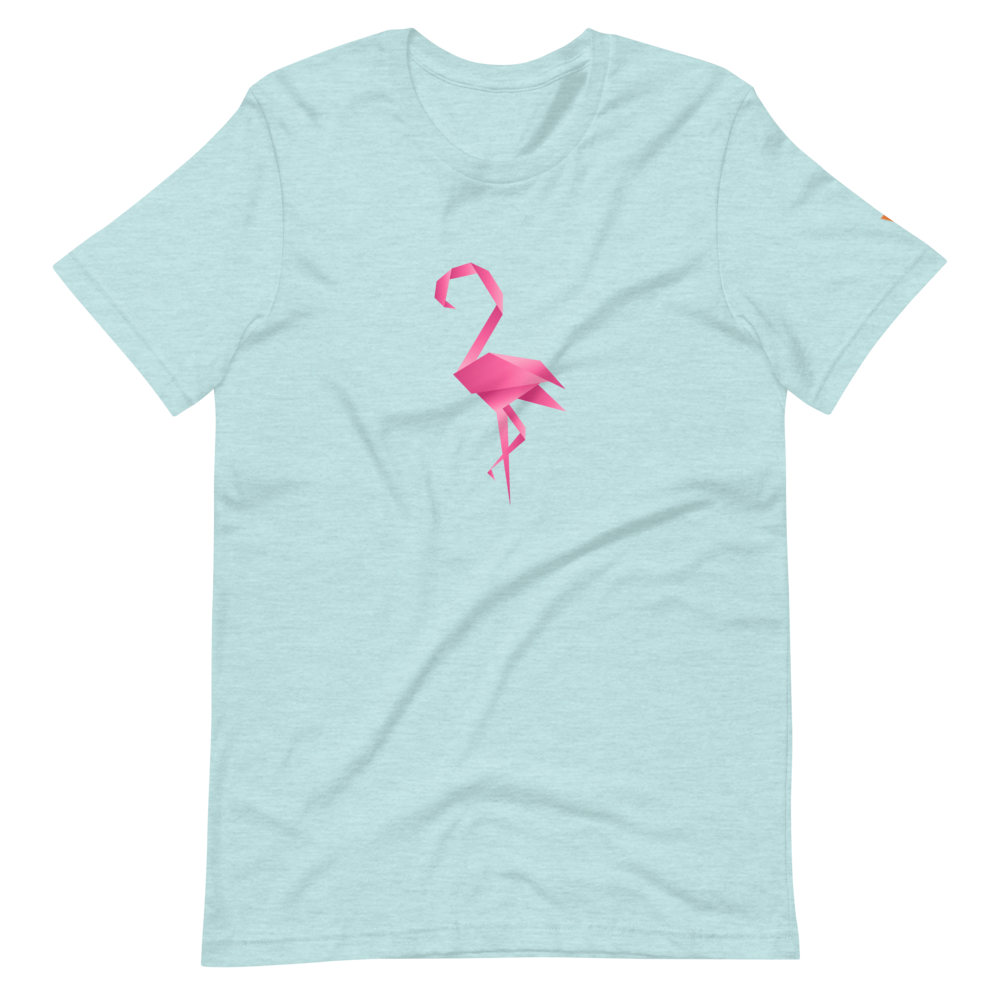 Flamingo Short-Sleeve Unisex T-Shirt from Vluxe by Lucky Nahum