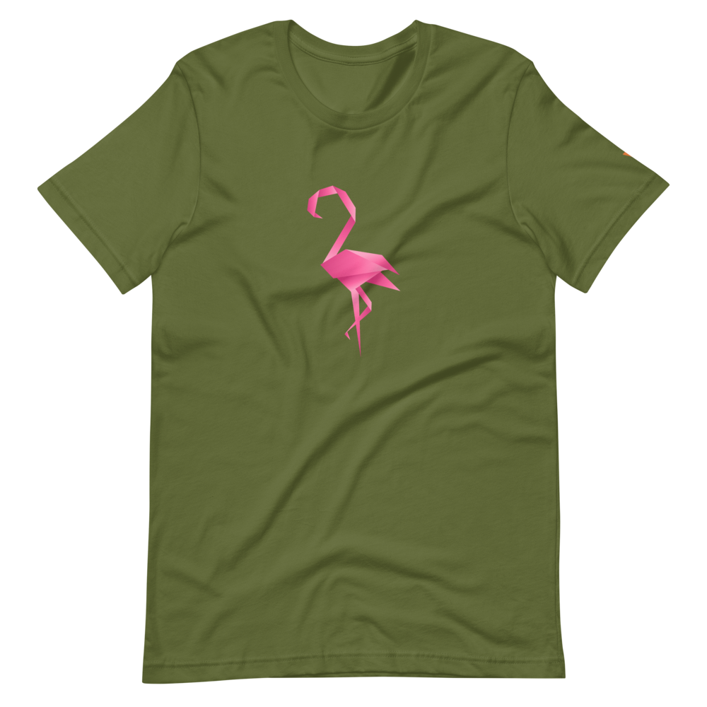 Flamingo Short-Sleeve Unisex T-Shirt from Vluxe by Lucky Nahum