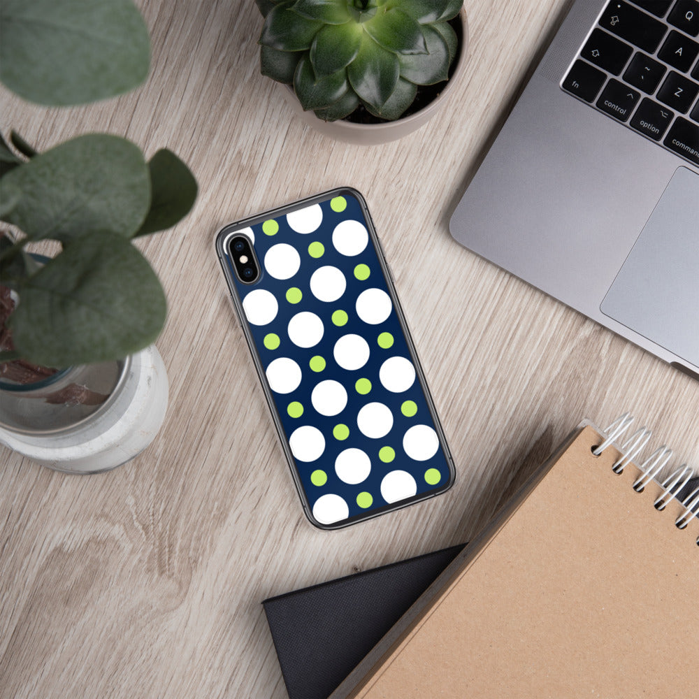 DaDOT .003 iPhone Case Navy/Lime