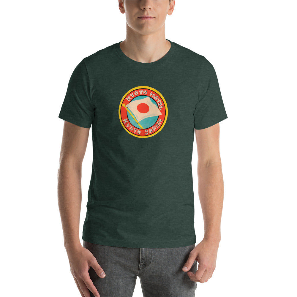 Kyoto Hotel Short-Sleeve Unisex Tee Crew Neck