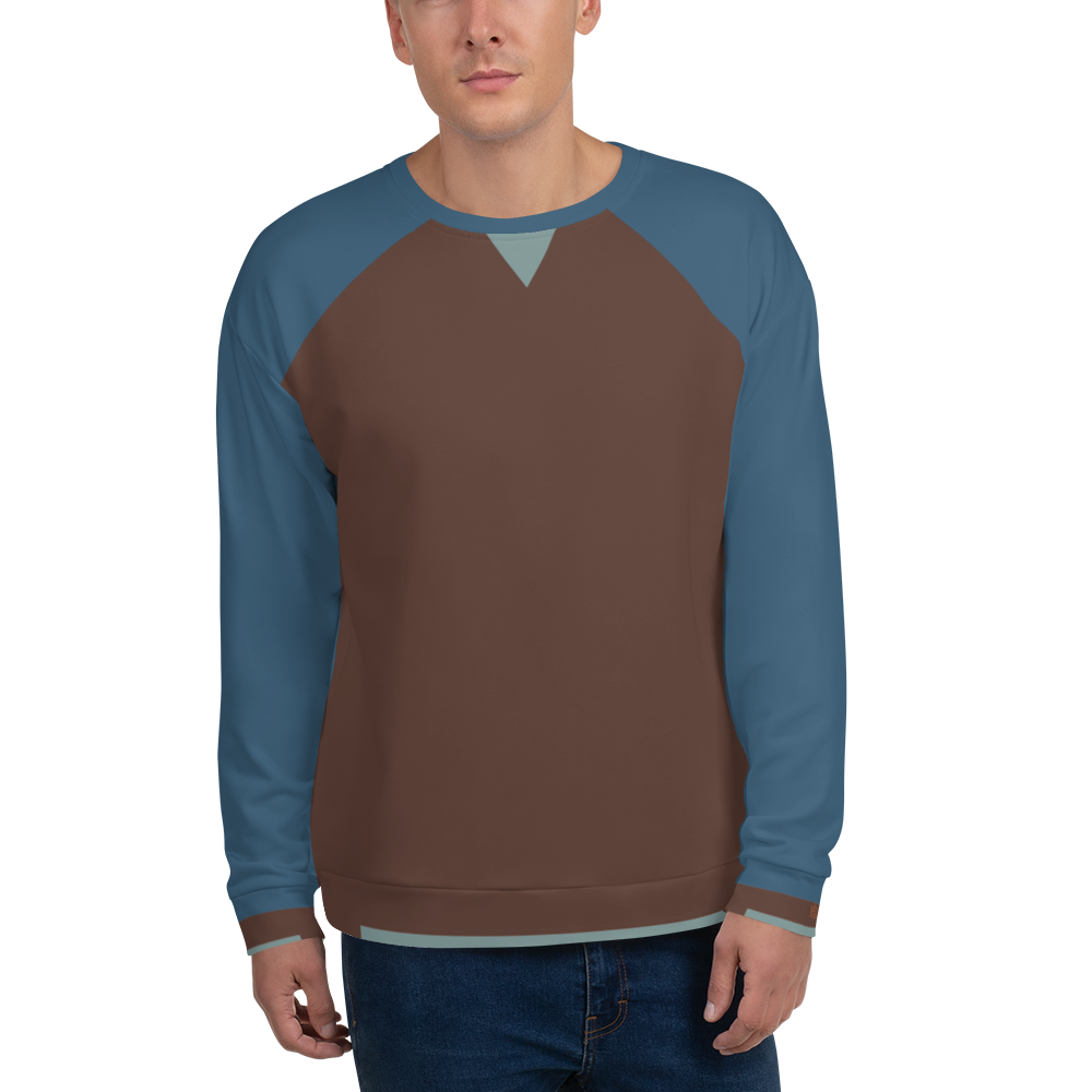 Raglan Sleeve Brown/Dusk/Foam Unisex Sweatshirt