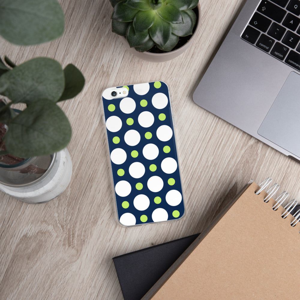 DaDOT .003 iPhone Case Navy/Lime