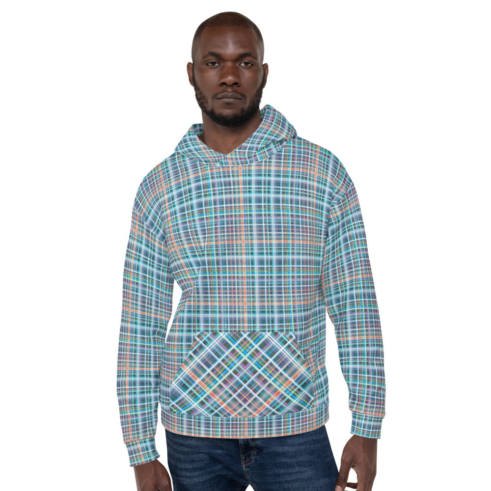 Piazza Novara Teal Unisex Hoodie