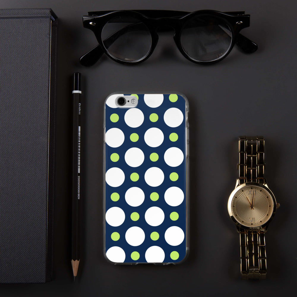 DaDOT .003 iPhone Case Navy/Lime