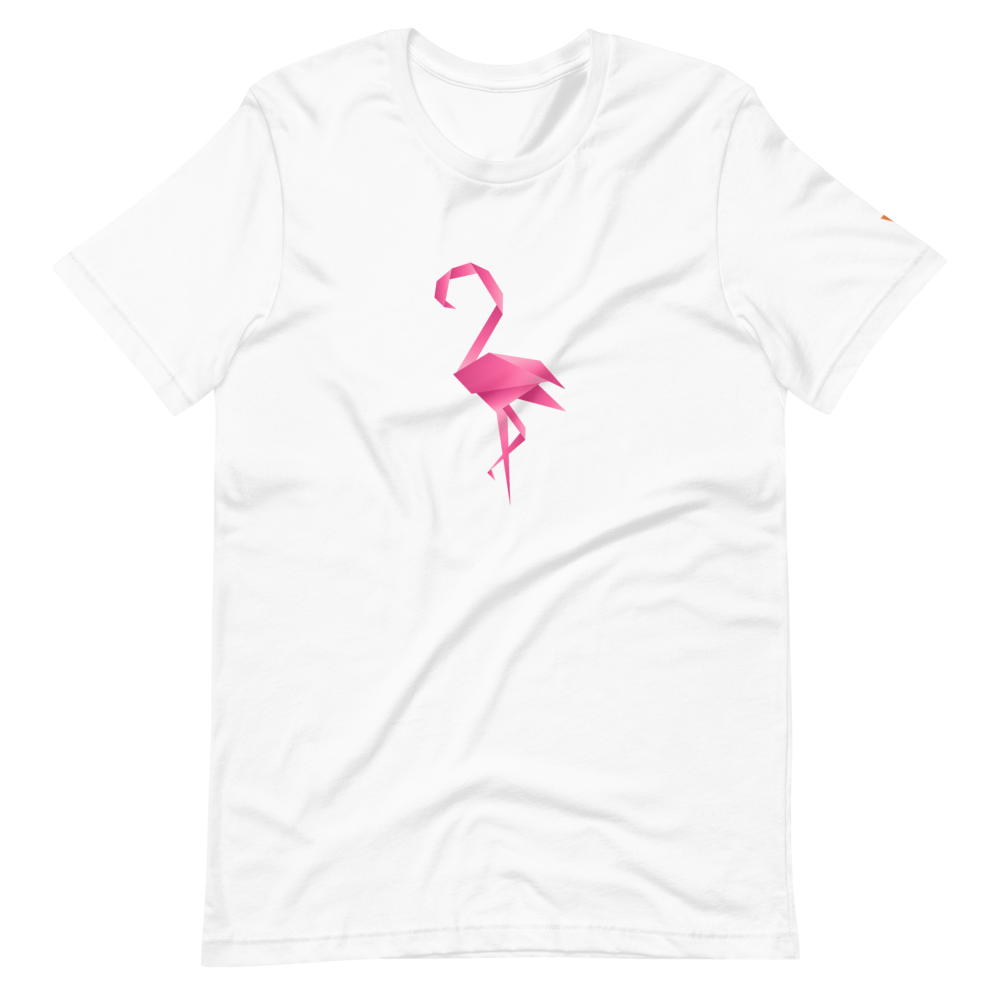 Flamingo Short-Sleeve Unisex T-Shirt from Vluxe by Lucky Nahum