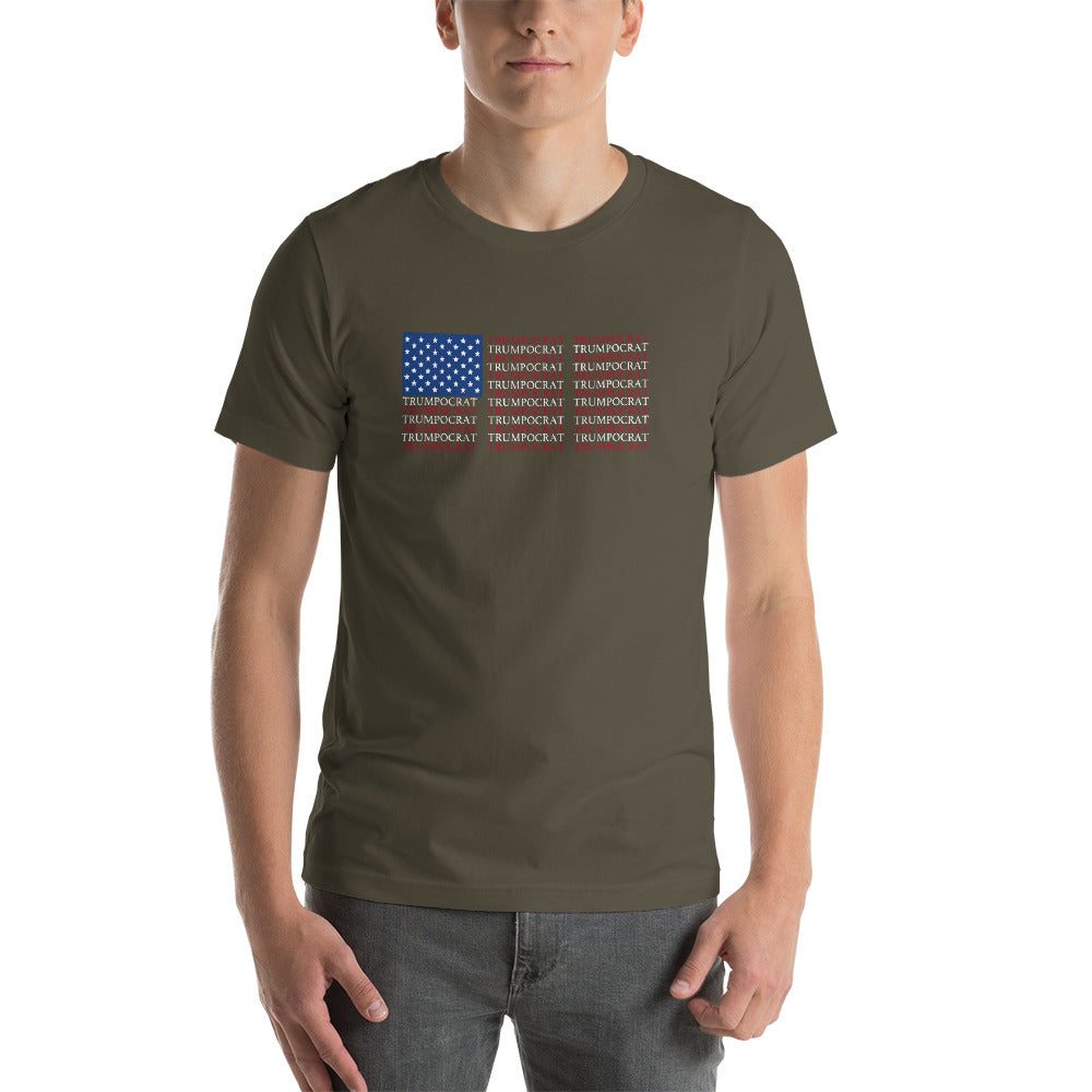 TRUMPOCRAT TEE 01 Short-Sleeve Unisex T-Shirt