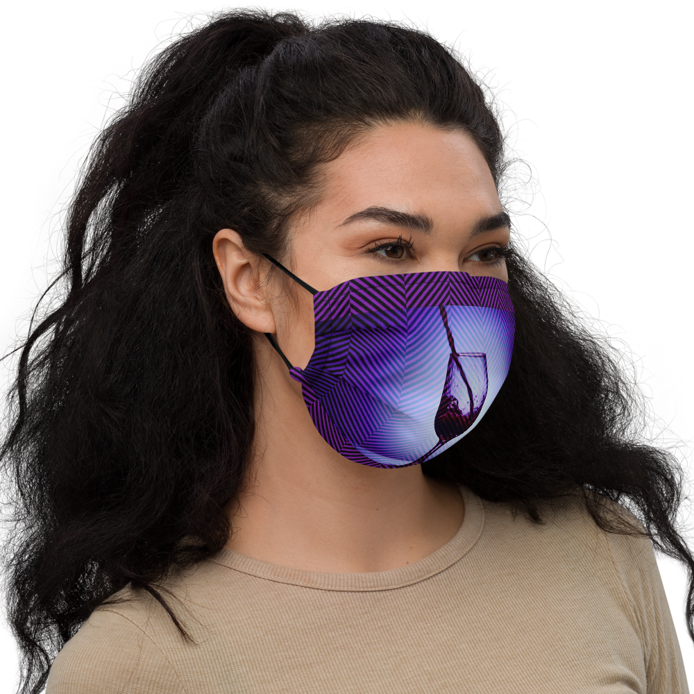 Vino Purple Filtered Face Mask from Vluxe by Lucky Nahum