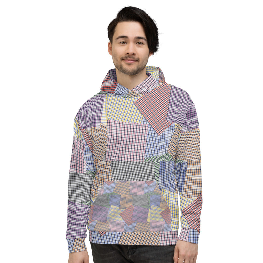 Borneo Check Unisex Hoodie