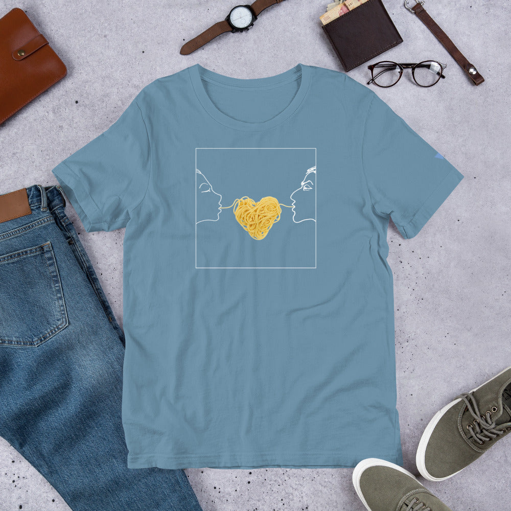 Pasta Love Short-Sleeve Unisex T-Shirt from Vluxe by Lucky Nahum