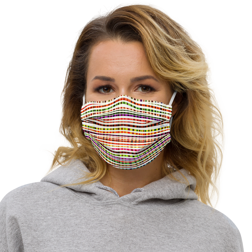 Vluxed & Checked Face Mask from Vluxe by Lucky Nahum