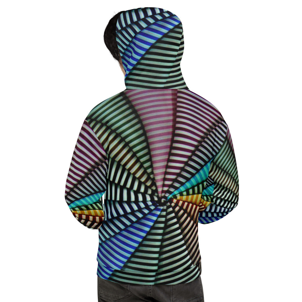 Werked Pinwheel Unisex Hoodie | Always Get Lucky