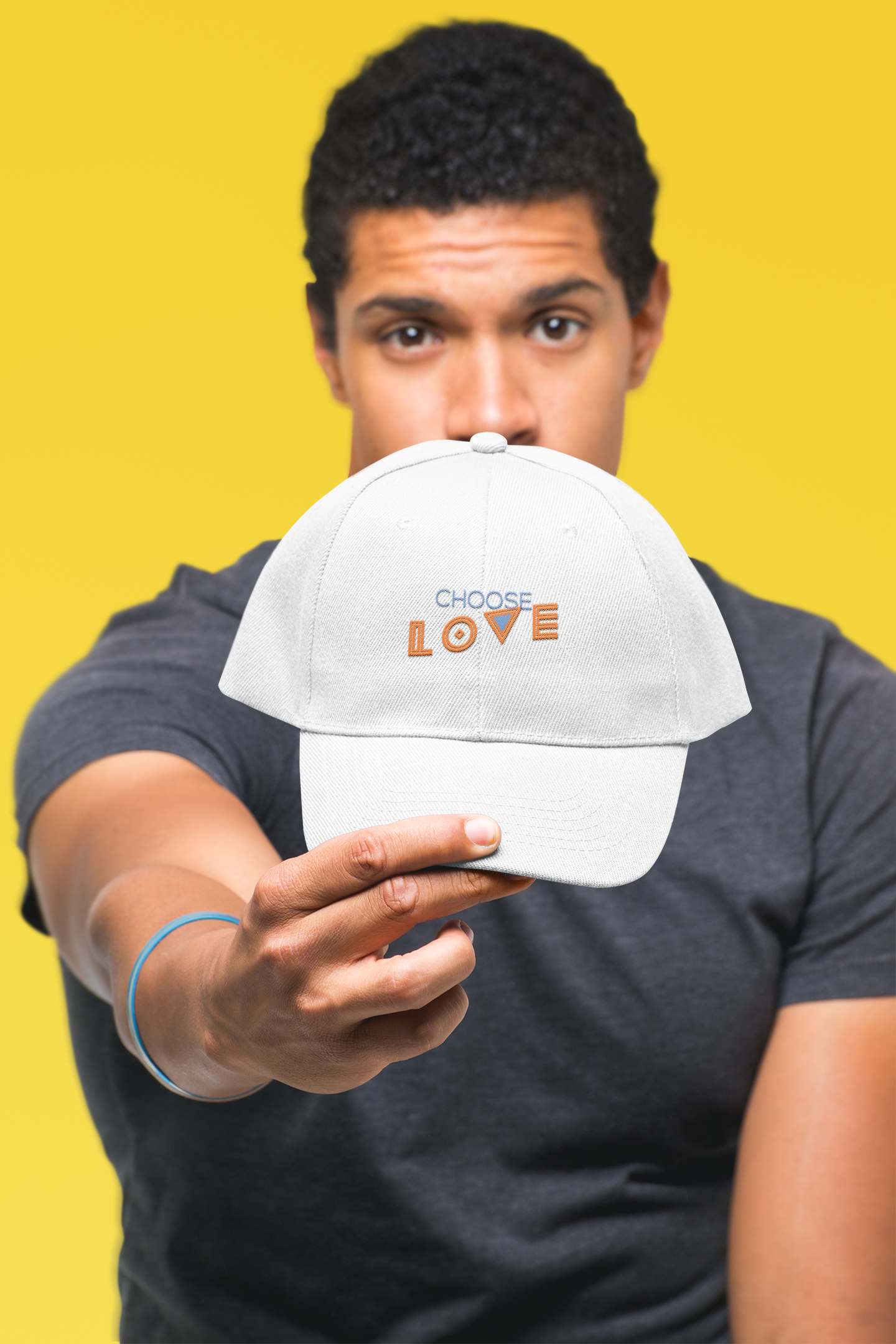 Choose Love Chino Cotton Twill Hat