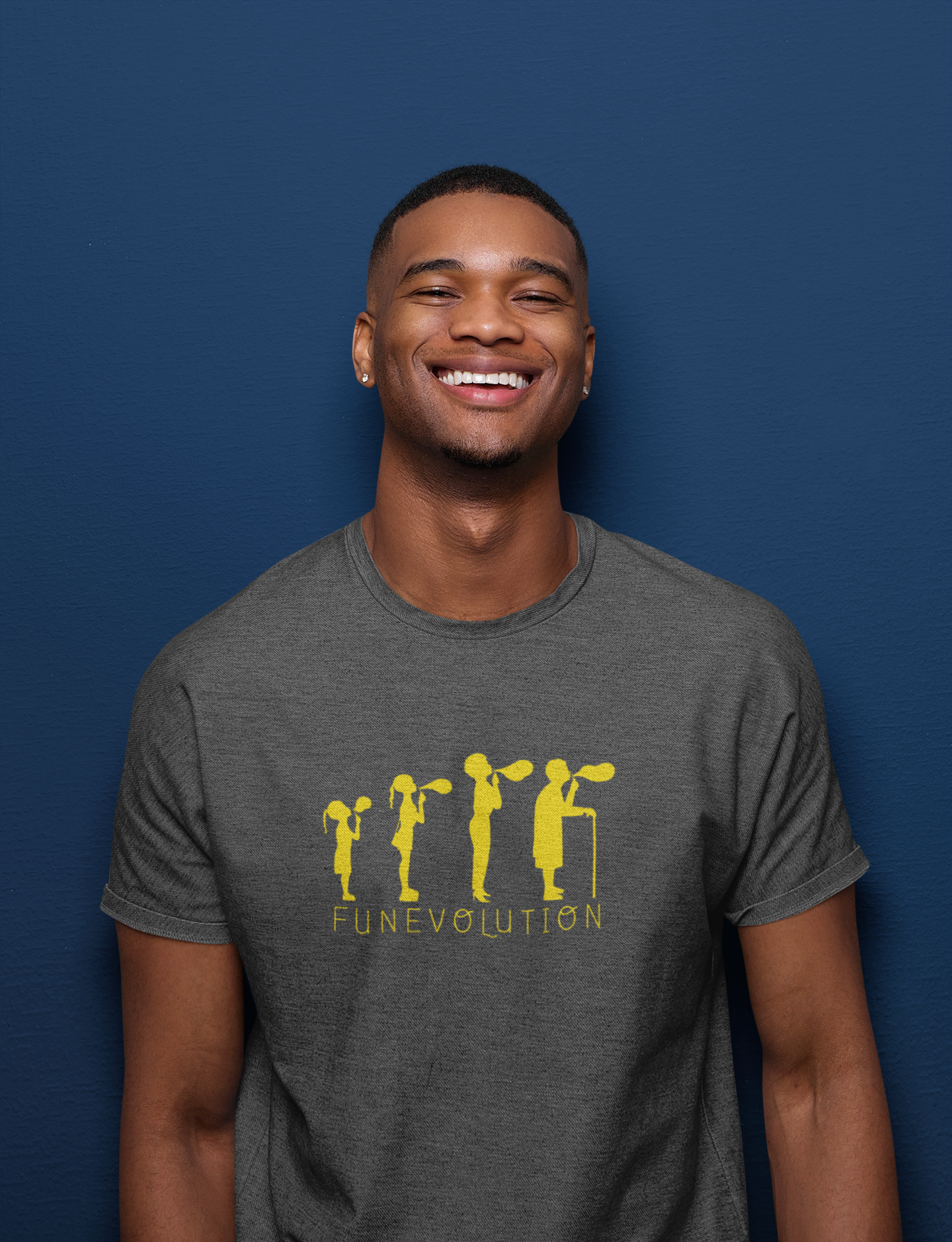 Funevolution Short-Sleeve Unisex T-Shirt from Vluxe by Lucky Nahum