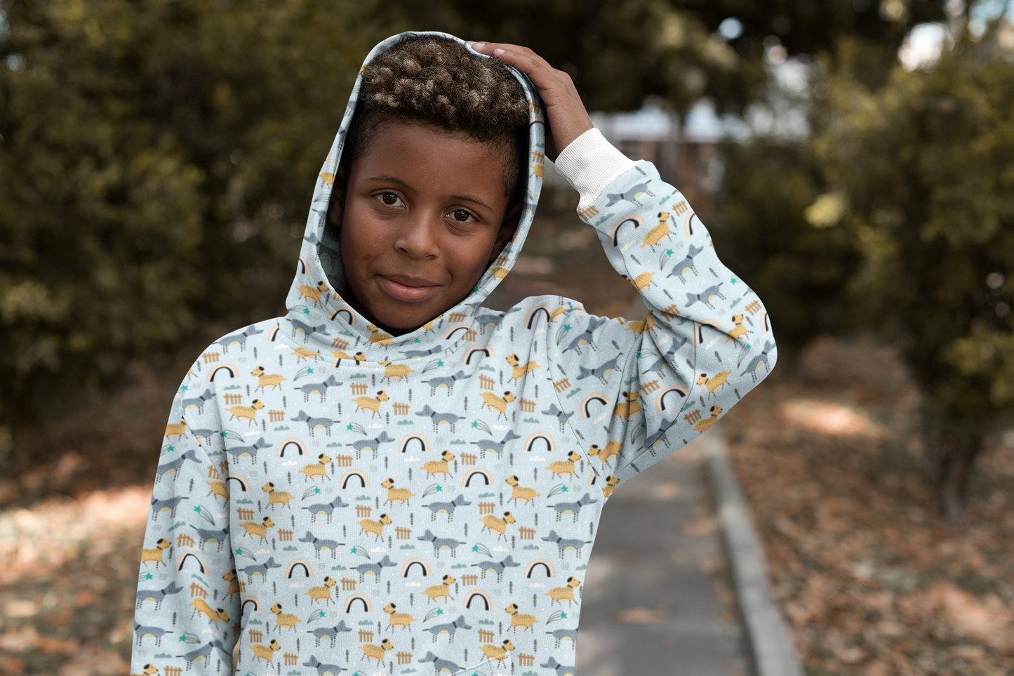 Winnie & Baba Kids Hoodie | Always Get Lucky