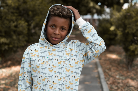 Winnie & Baba Kids Hoodie | Always Get Lucky