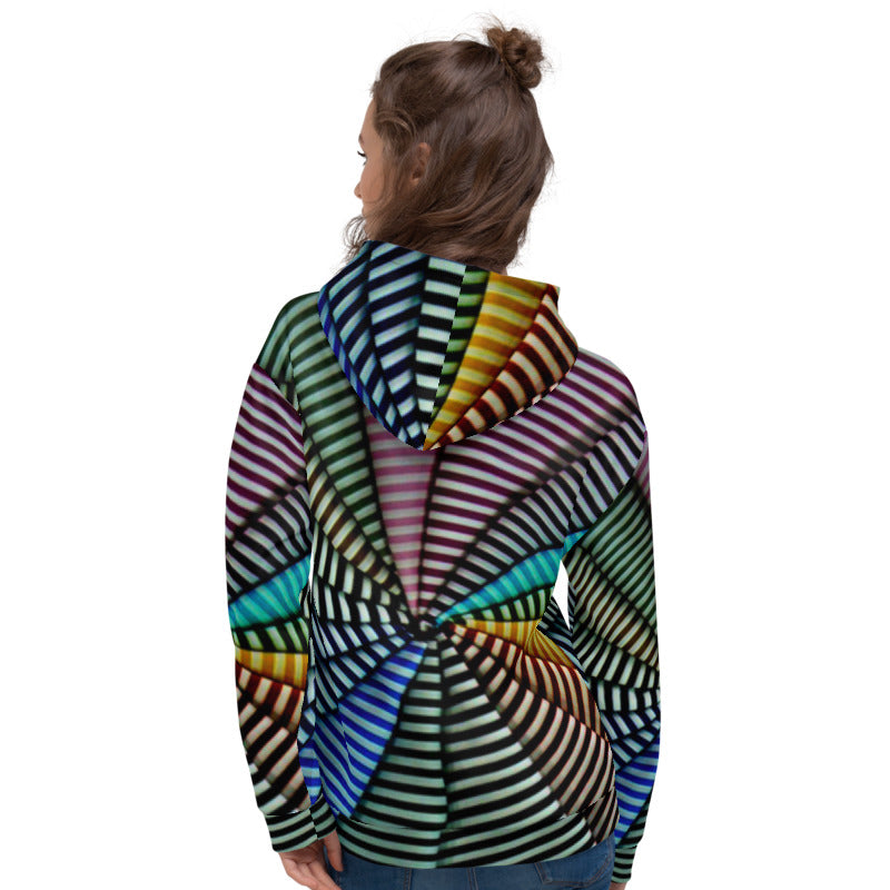Werked Pinwheel Unisex Hoodie | Always Get Lucky
