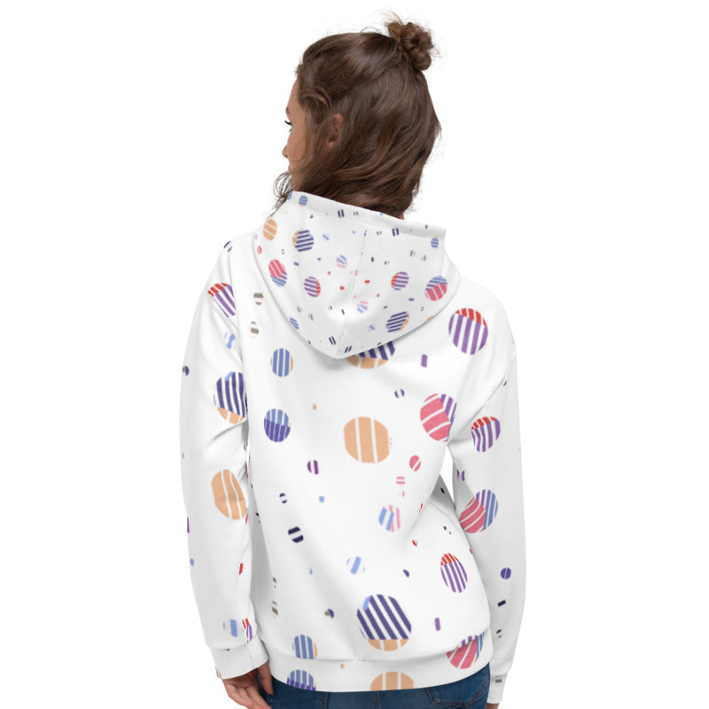 Striped Planets Unisex Hoodie