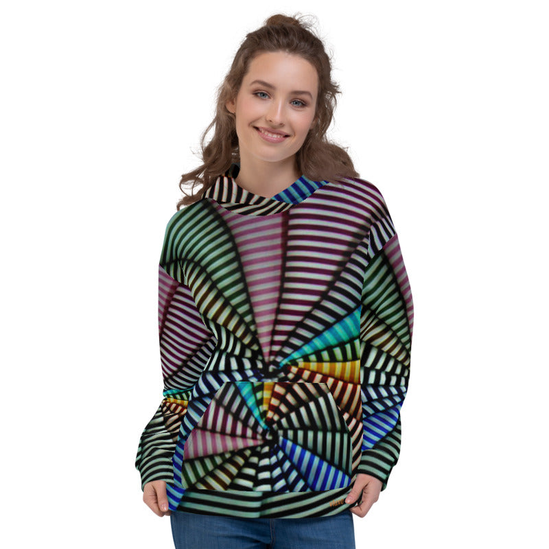 Werked Pinwheel Unisex Hoodie | Always Get Lucky