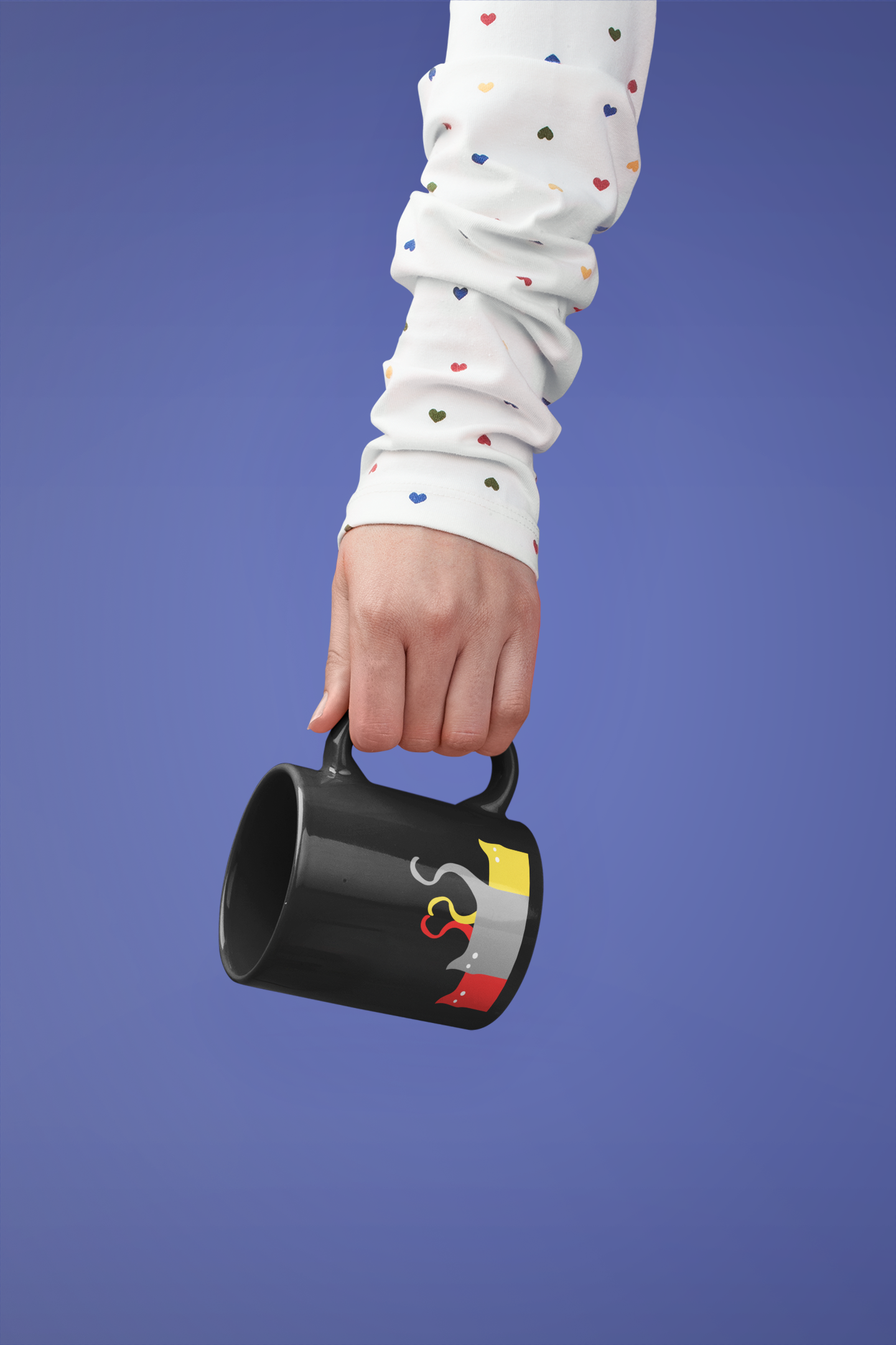 Cat Lover Black Glossy Mug